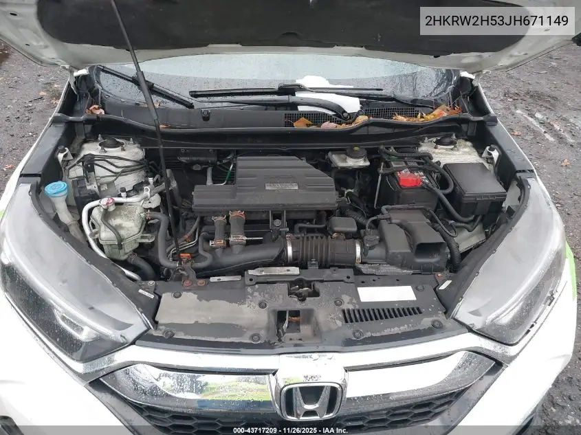 2HKRW2H53JH671149 2018 Honda Cr-V Ex