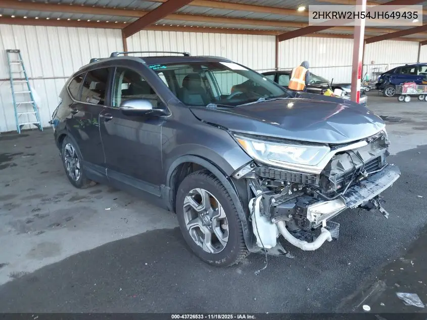 2HKRW2H54JH649435 2018 Honda Cr-V Ex