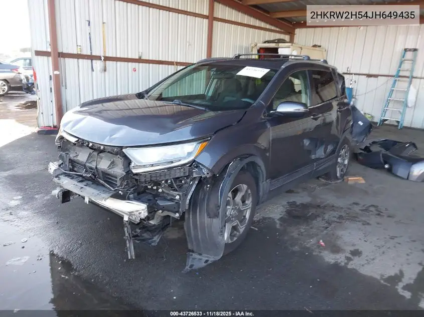 2HKRW2H54JH649435 2018 Honda Cr-V Ex