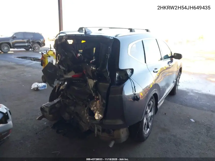 2HKRW2H54JH649435 2018 Honda Cr-V Ex