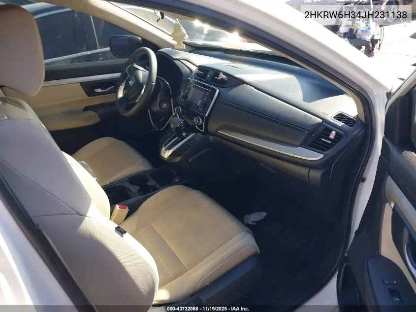 2HKRW6H34JH231138 2018 Honda Cr-V Lx