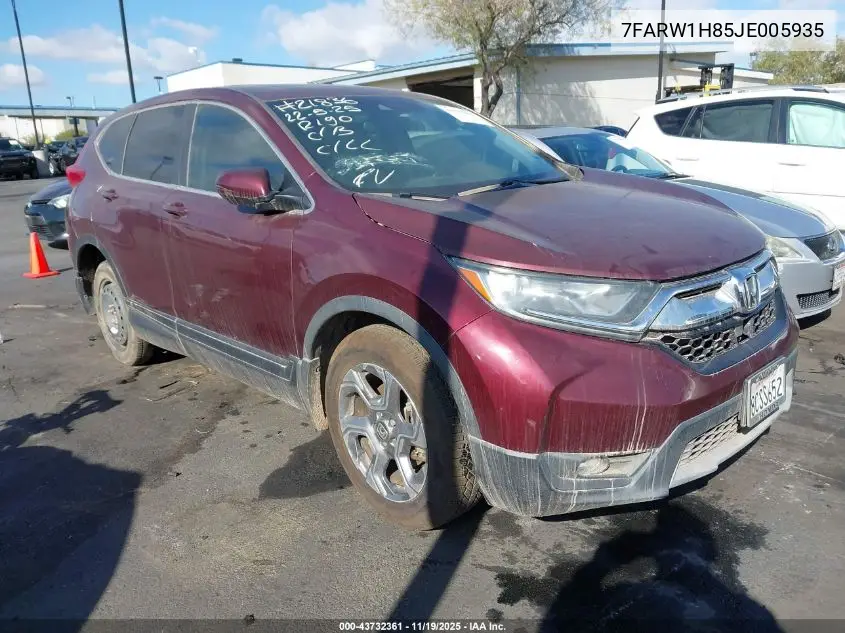 7FARW1H85JE005935 2018 Honda Cr-V Ex-L/Ex-L Navi