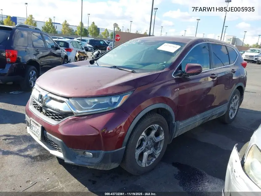 7FARW1H85JE005935 2018 Honda Cr-V Ex-L/Ex-L Navi