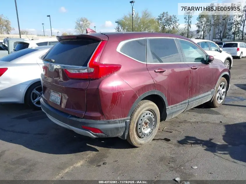 7FARW1H85JE005935 2018 Honda Cr-V Ex-L/Ex-L Navi