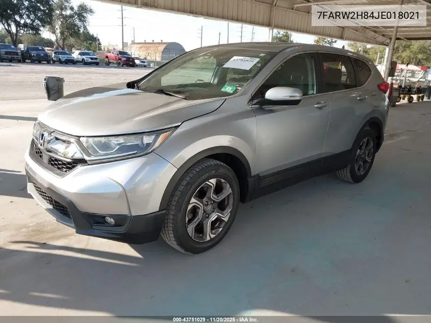 7FARW2H84JE018021 2018 Honda Cr-V Ex-L/Ex-L Navi
