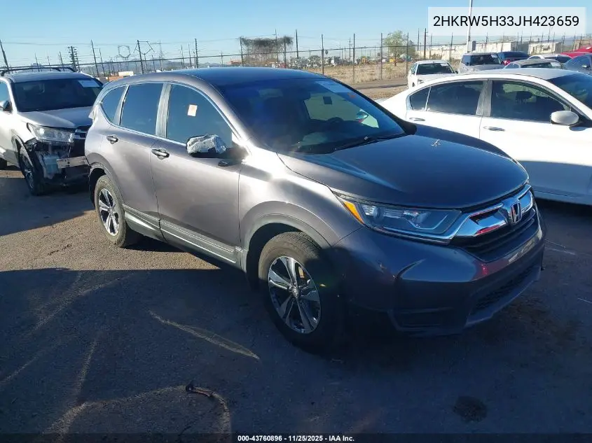 2HKRW5H33JH423659 2018 Honda Cr-V Lx