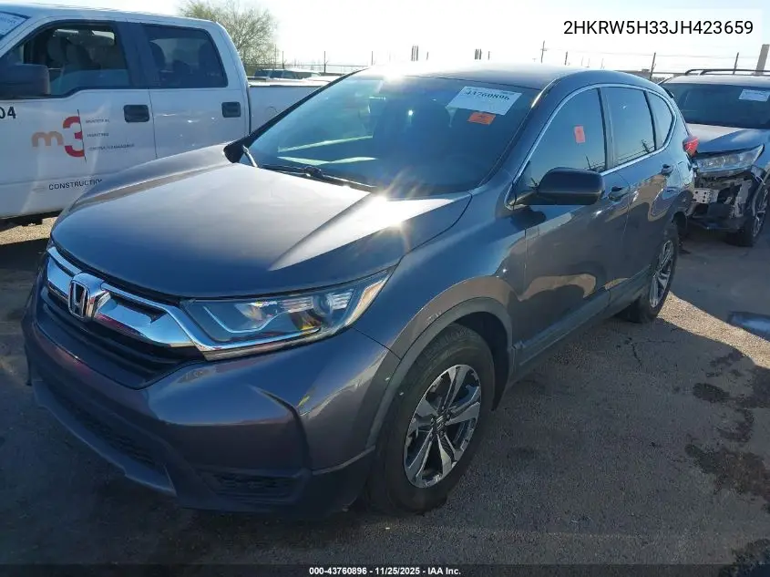 2HKRW5H33JH423659 2018 Honda Cr-V Lx