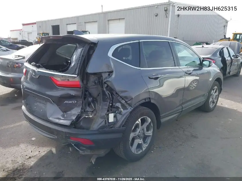 2HKRW2H83JH625315 2018 Honda Cr-V Ex-L/Ex-L Navi