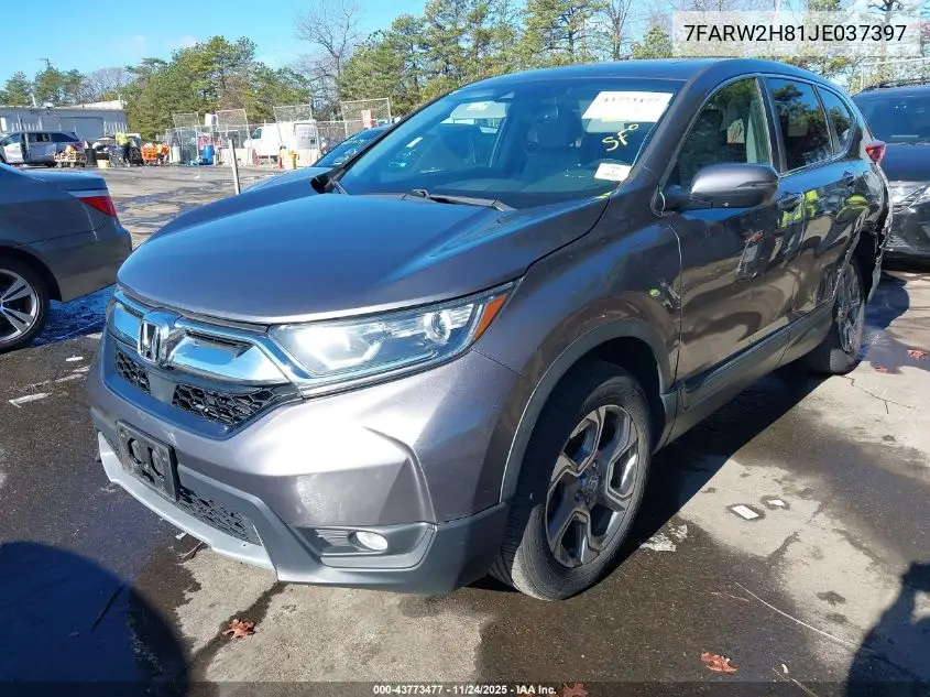 7FARW2H81JE037397 2018 Honda Cr-V Ex-L/Ex-L Navi