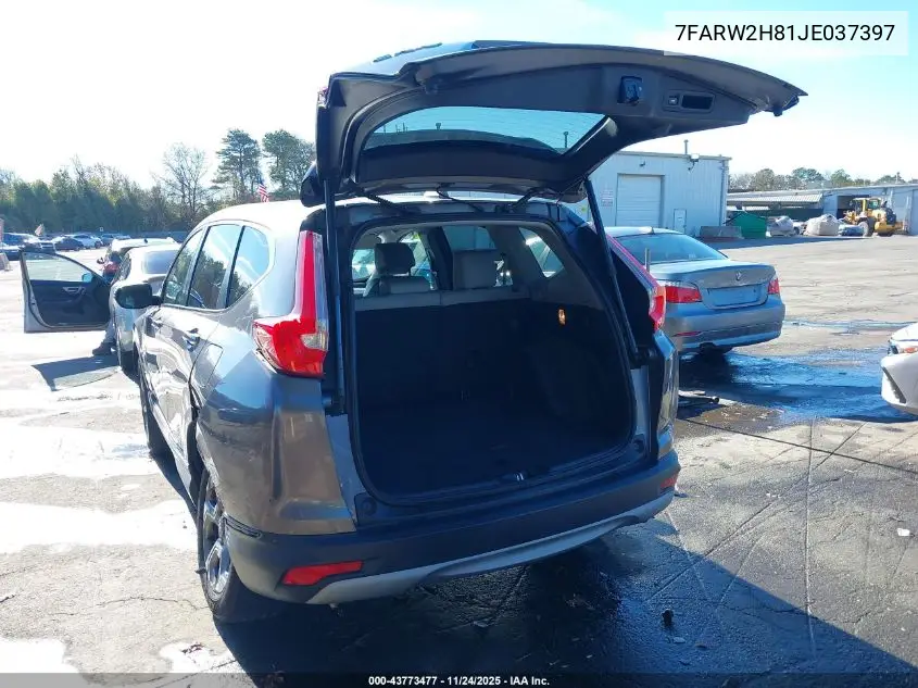 7FARW2H81JE037397 2018 Honda Cr-V Ex-L/Ex-L Navi