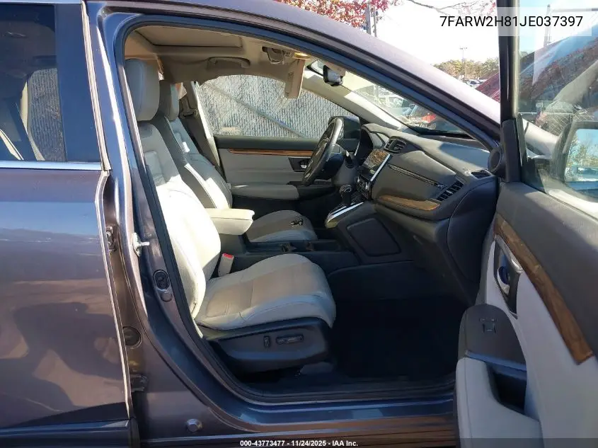 7FARW2H81JE037397 2018 Honda Cr-V Ex-L/Ex-L Navi
