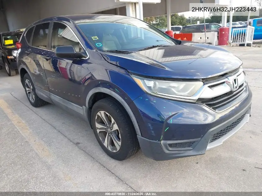 2HKRW6H32JH223443 2018 Honda Cr-V Lx