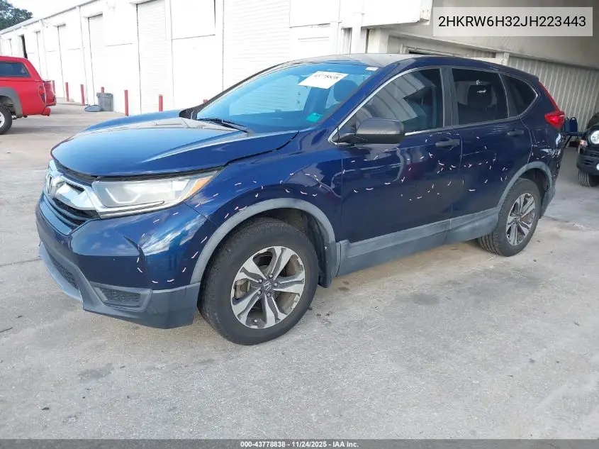2HKRW6H32JH223443 2018 Honda Cr-V Lx