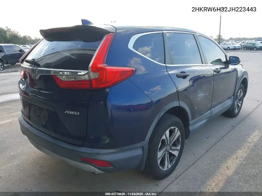 2HKRW6H32JH223443 2018 Honda Cr-V Lx