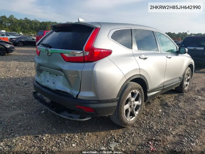 2HKRW2H85JH642990 2018 Honda Cr-V Ex-L/Ex-L Navi
