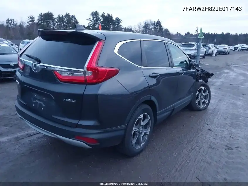 7FARW2H82JE017143 2018 Honda Cr-V Ex-L/Ex-L Navi