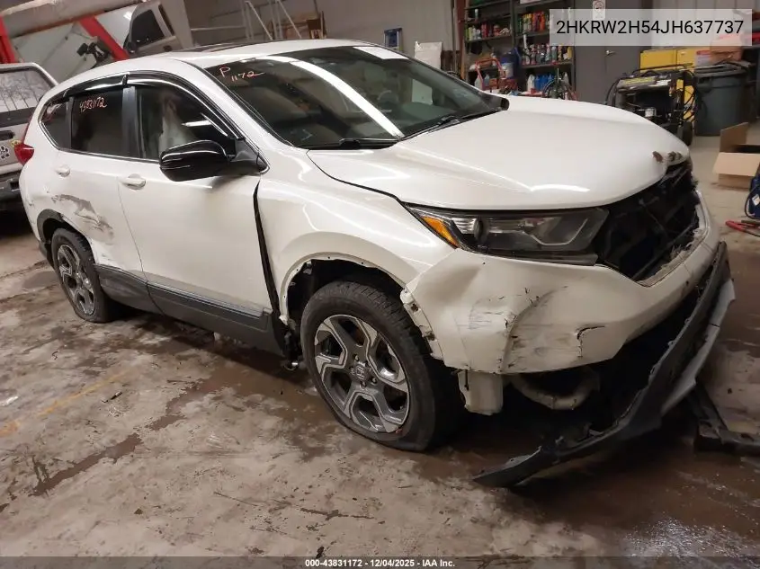 2HKRW2H54JH637737 2018 Honda Cr-V Ex