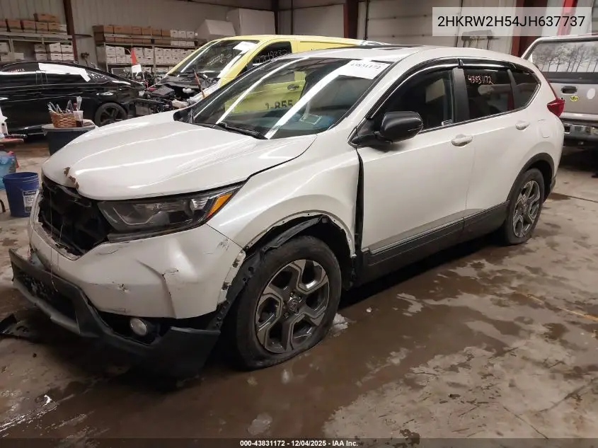 2HKRW2H54JH637737 2018 Honda Cr-V Ex