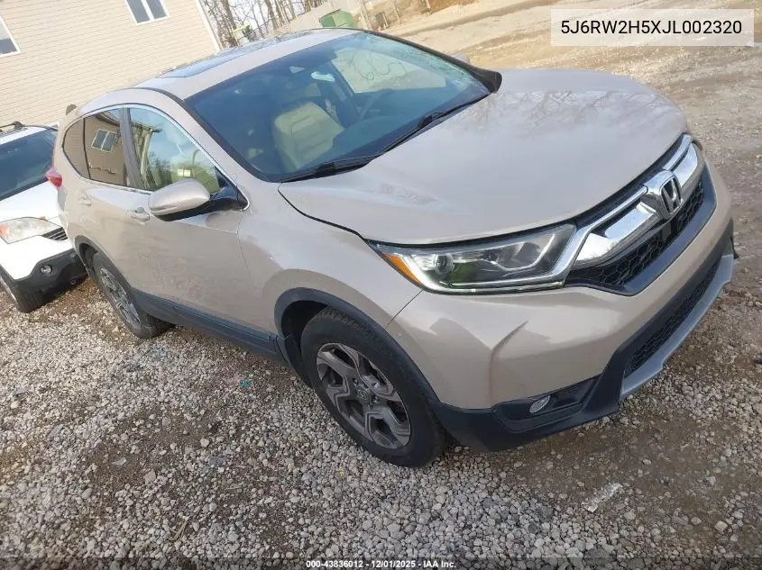 5J6RW2H5XJL002320 2018 Honda Cr-V Ex