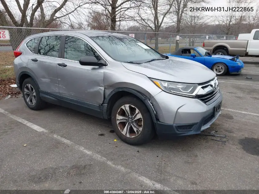 2HKRW6H31JH222865 2018 Honda Cr-V Lx