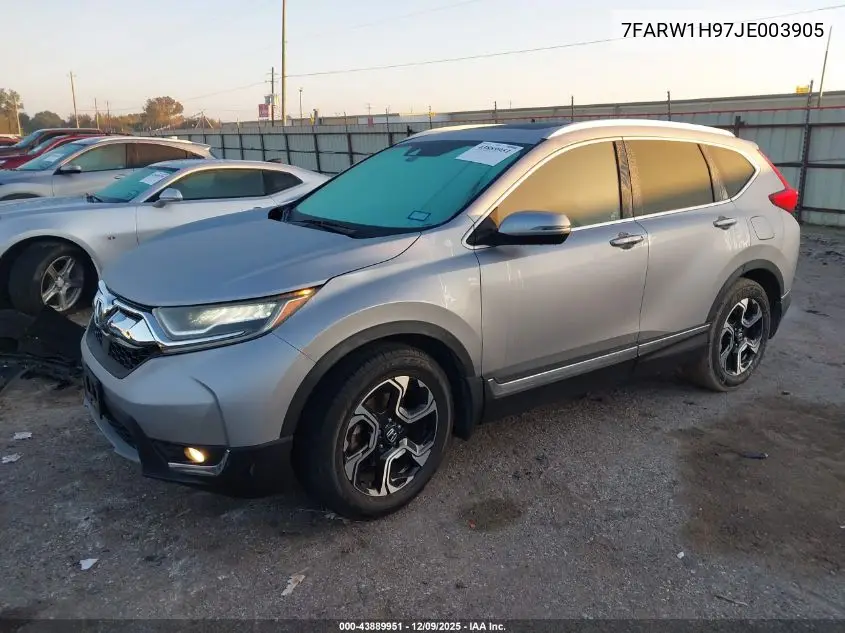 7FARW1H97JE003905 2018 Honda Cr-V Touring