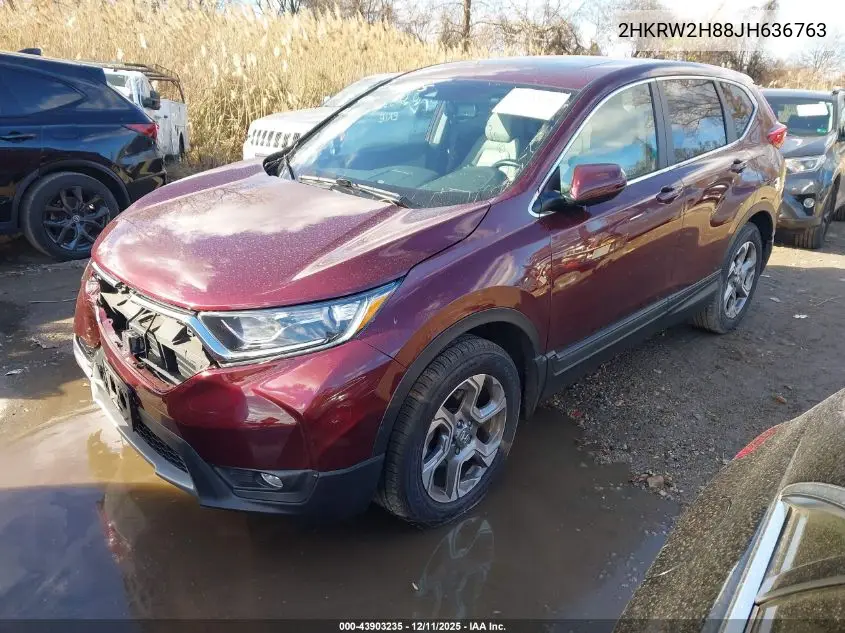 2HKRW2H88JH636763 2018 Honda Cr-V Ex-L/Ex-L Navi