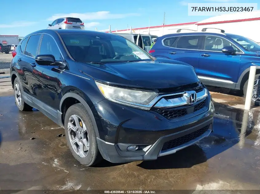 7FARW1H53JE023467 2018 Honda Cr-V Ex