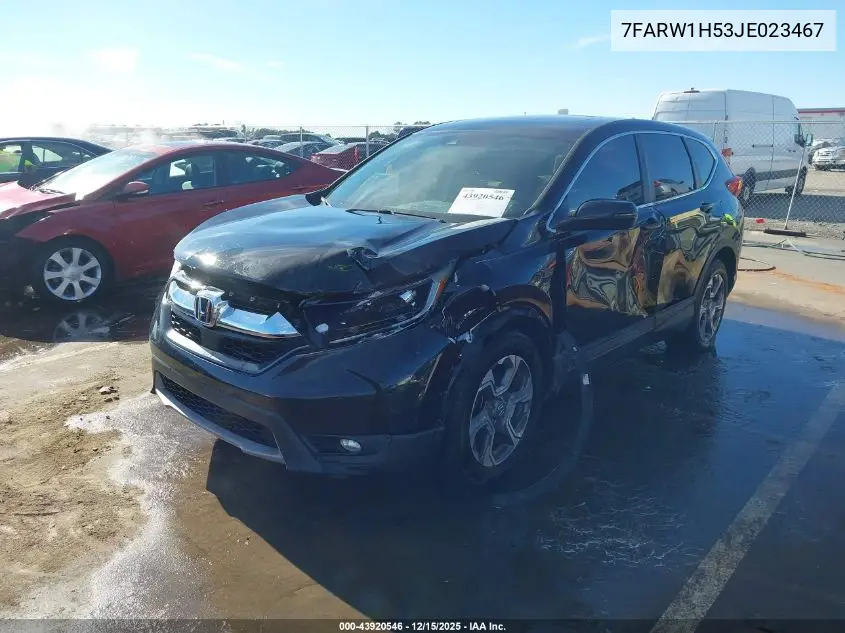 7FARW1H53JE023467 2018 Honda Cr-V Ex