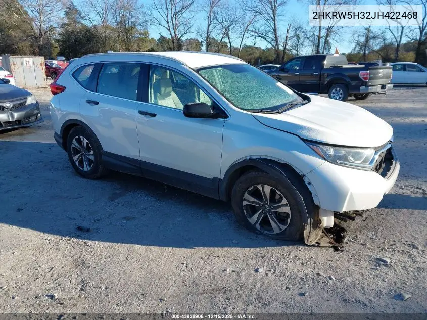 2HKRW5H32JH422468 2018 Honda Cr-V Lx