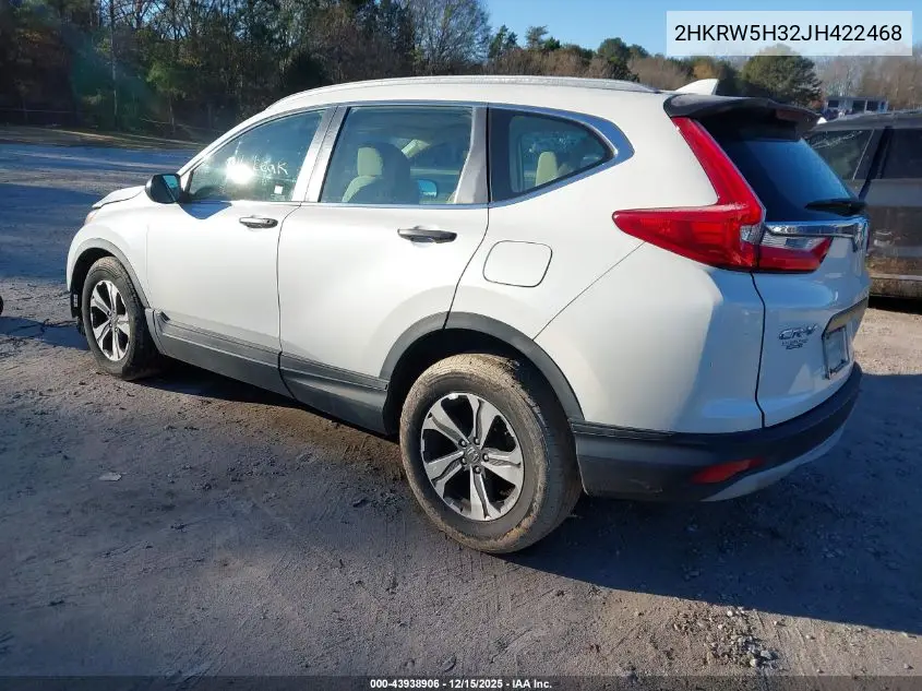 2HKRW5H32JH422468 2018 Honda Cr-V Lx