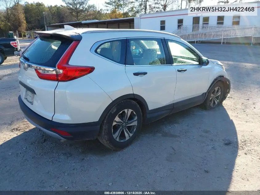 2HKRW5H32JH422468 2018 Honda Cr-V Lx