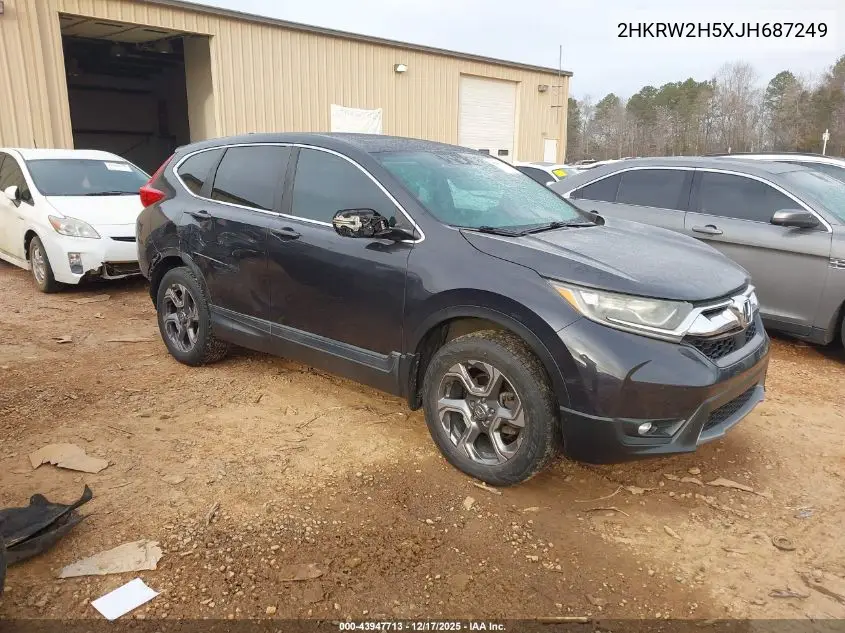 2HKRW2H5XJH687249 2018 Honda Cr-V Ex