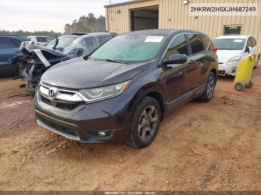 2HKRW2H5XJH687249 2018 Honda Cr-V Ex