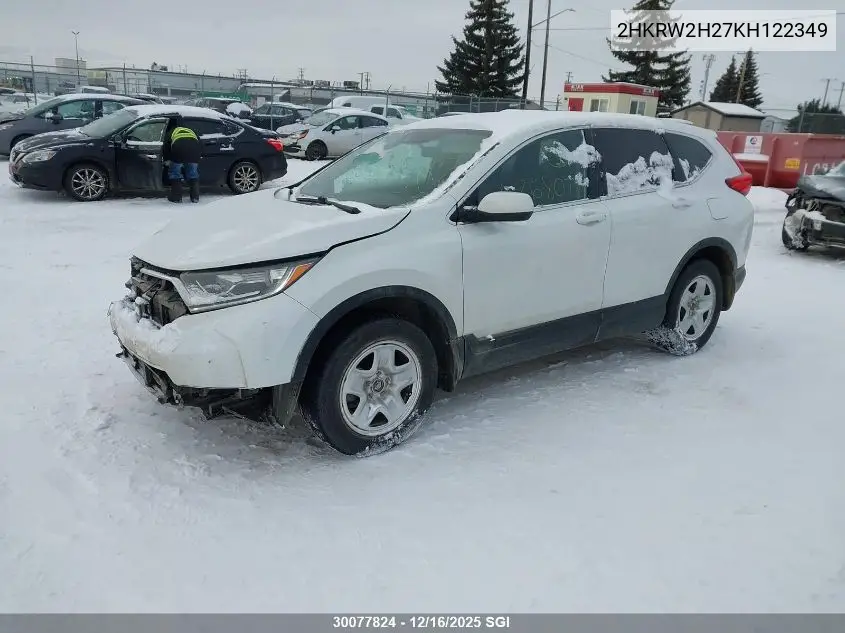 2HKRW2H27KH122349 2019 Honda Cr-V Lx