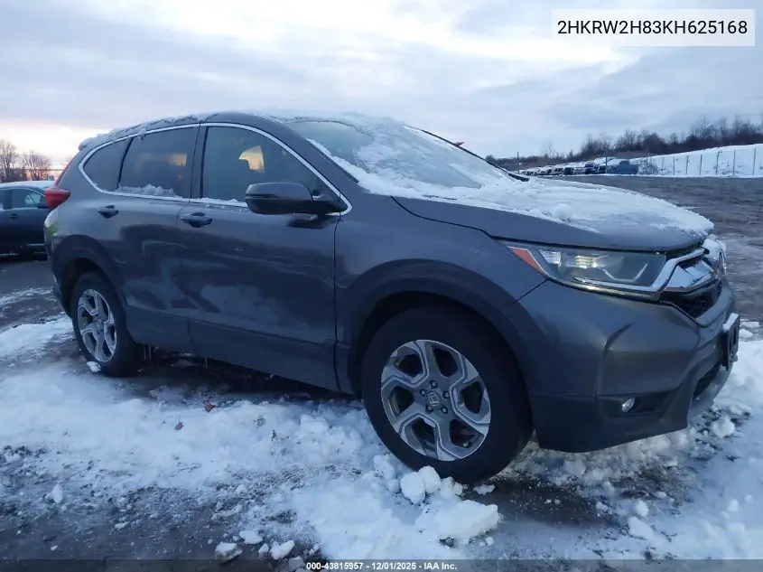2HKRW2H83KH625168 2019 Honda Cr-V Ex-L