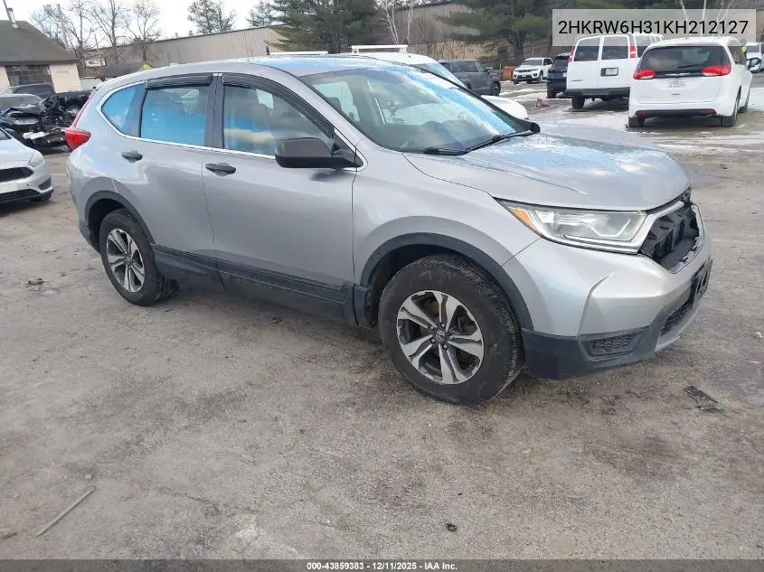 2HKRW6H31KH212127 2019 Honda Cr-V Lx