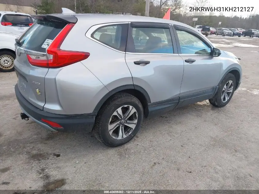 2HKRW6H31KH212127 2019 Honda Cr-V Lx