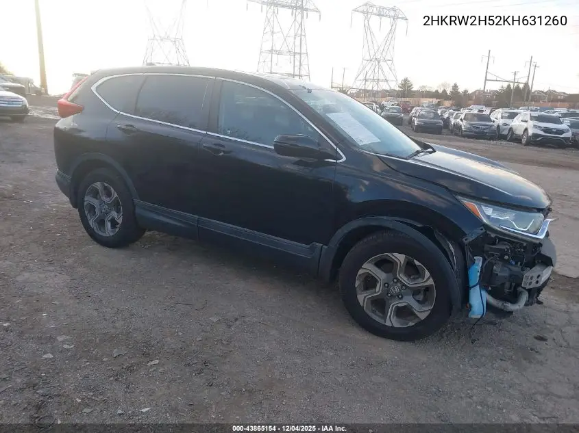 2HKRW2H52KH631260 2019 Honda Cr-V Ex