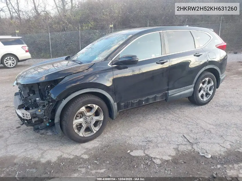2HKRW2H52KH631260 2019 Honda Cr-V Ex