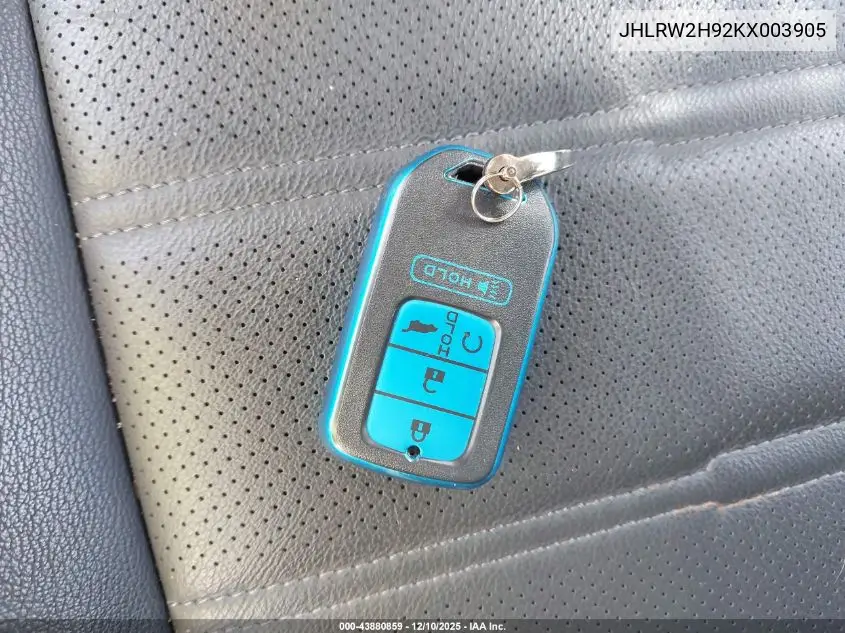 JHLRW2H92KX003905 2019 Honda Cr-V Touring