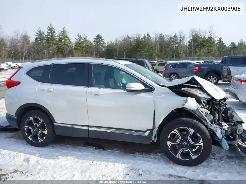 JHLRW2H92KX003905 2019 Honda Cr-V Touring