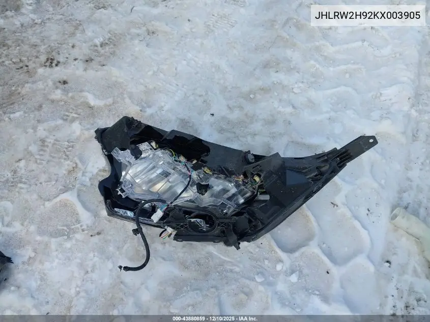 JHLRW2H92KX003905 2019 Honda Cr-V Touring