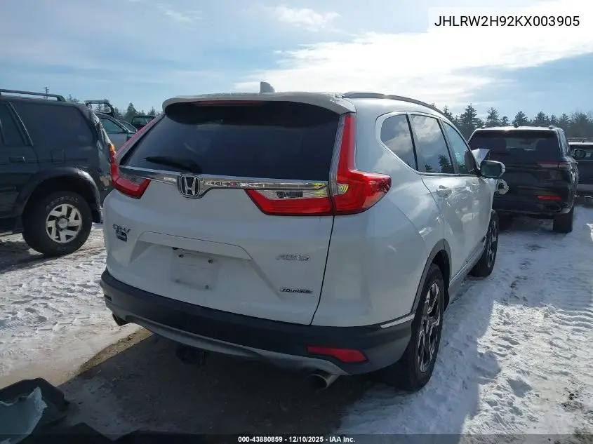 JHLRW2H92KX003905 2019 Honda Cr-V Touring