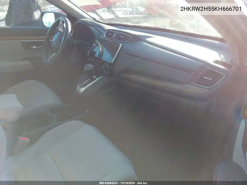 2HKRW2H55KH666701 2019 Honda Cr-V Ex