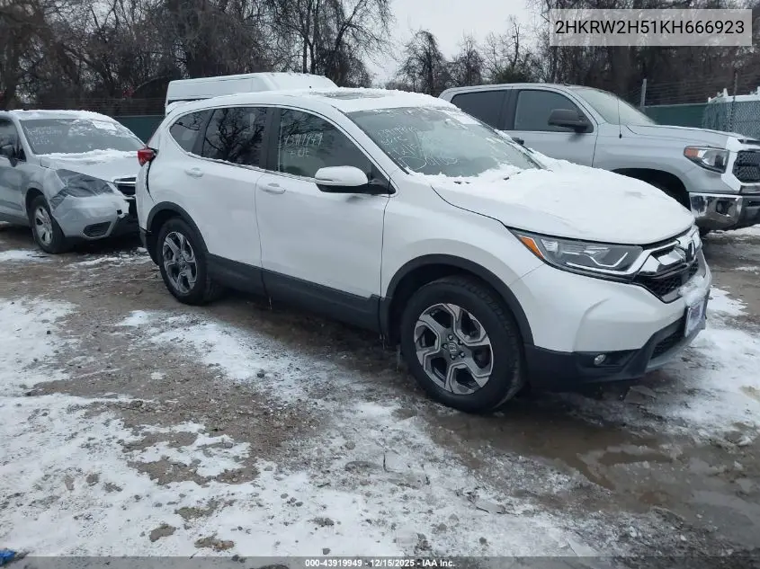 2HKRW2H51KH666923 2019 Honda Cr-V Ex