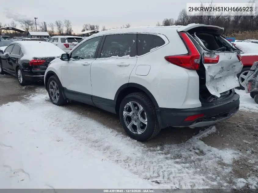 2HKRW2H51KH666923 2019 Honda Cr-V Ex