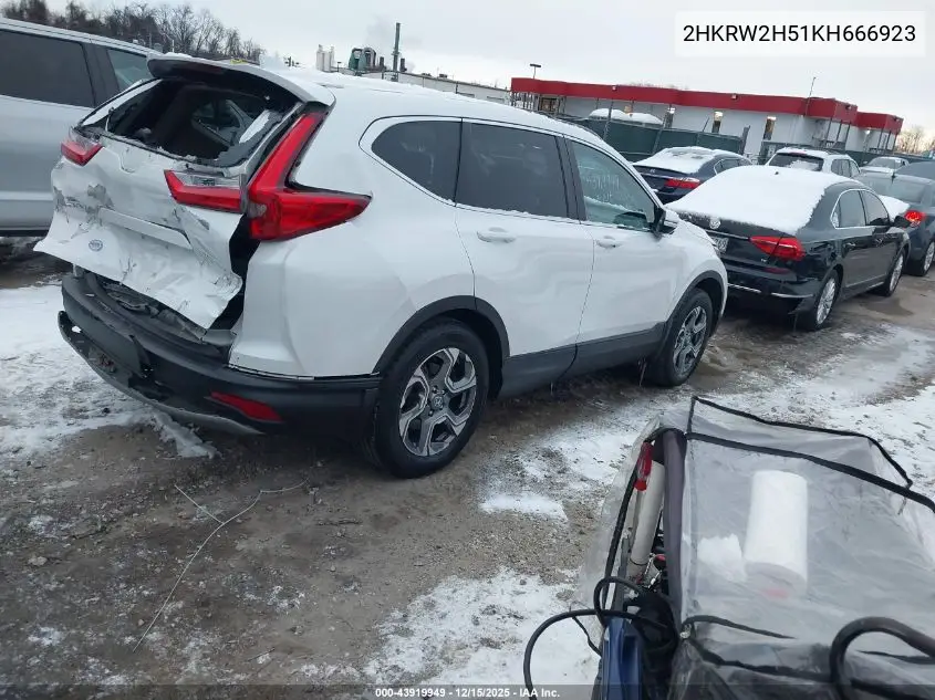 2HKRW2H51KH666923 2019 Honda Cr-V Ex