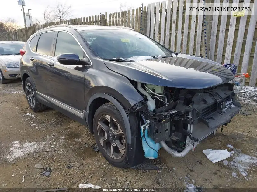 7FARW2H91KE023753 2019 Honda Cr-V Touring