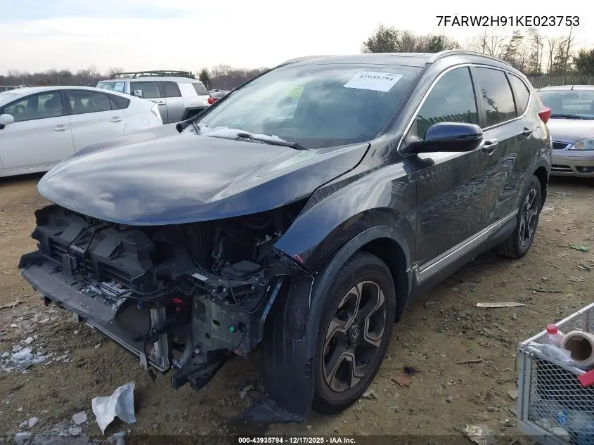 7FARW2H91KE023753 2019 Honda Cr-V Touring
