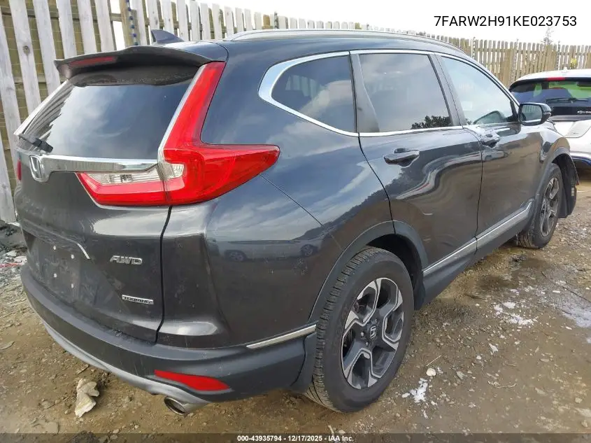 7FARW2H91KE023753 2019 Honda Cr-V Touring